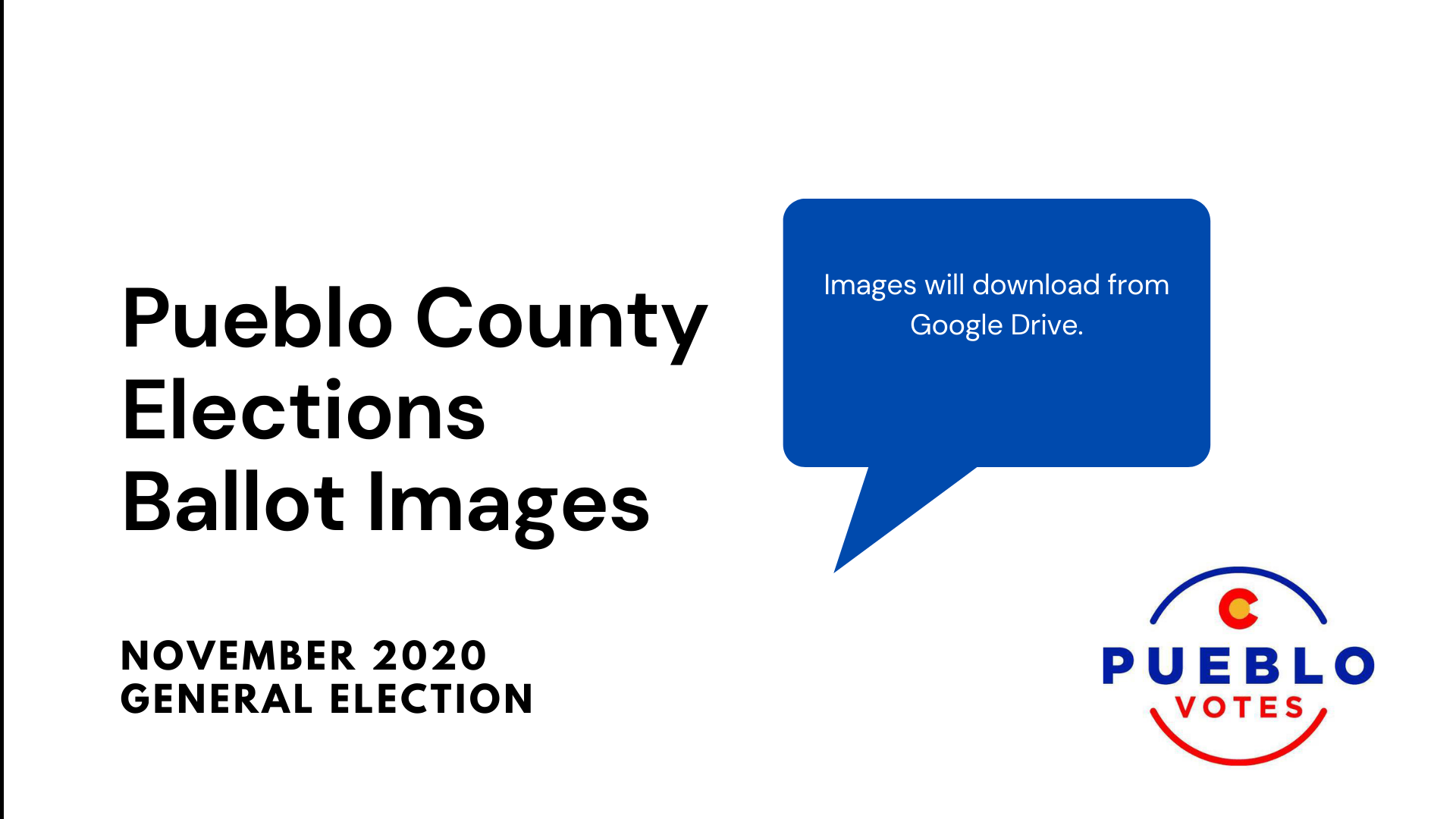 Ballot Images Pueblo County